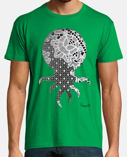 Tee-shirt poulpe dentelle 7