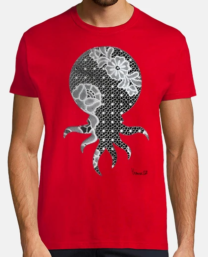 Tee-shirt poulpe dentelle 9