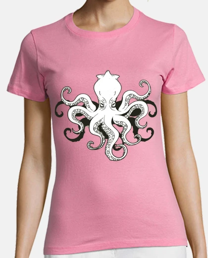 Tee-shirt poulpe géant pêche en mer pieuvre