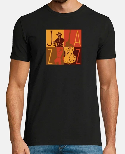 Tee-shirt pour les fans de musique: bassiste jazz