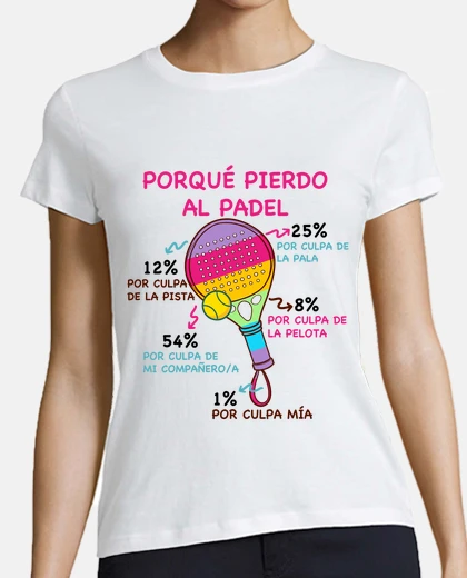 Tee-shirt pourquoi je perds le plaisir du padel