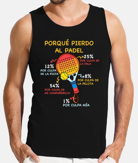 Tee-shirt pourquoi je perds le plaisir du padel
