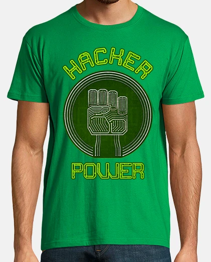 Tee-shirt pouvoir hacker
