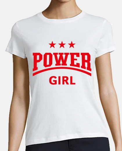 Camiseta power girl - hija - hermana - rojo