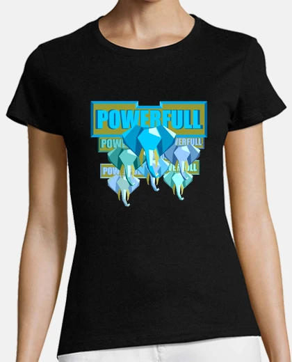 Tee-shirt Powerfull elephant