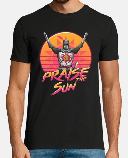 T-shirt praise the sunset wave shirt mens