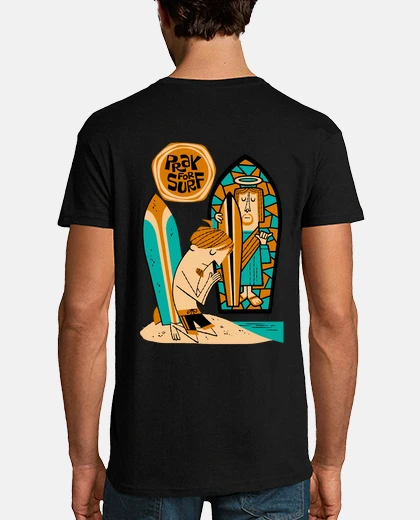 T-shirt pray for surf