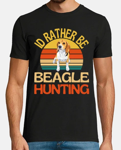 T-shirt preferirei essere un cane da caccia bea