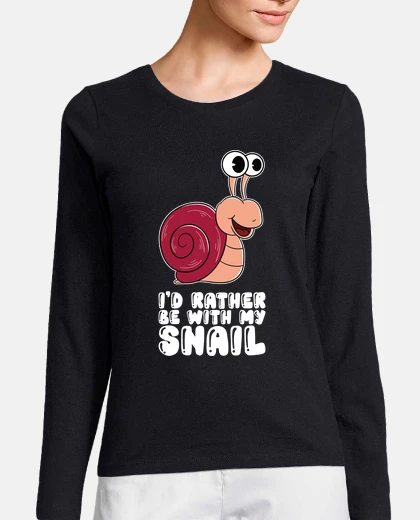T-shirt Preferirei stare con la mia lumaca