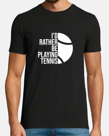 T-shirt preferisco giocare a tennis