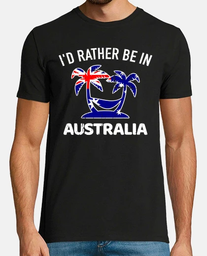 Camiseta prefiero estar en australia