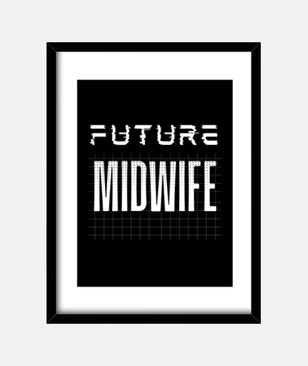 Framed Pregnancy Doula Birthing Future Midwife