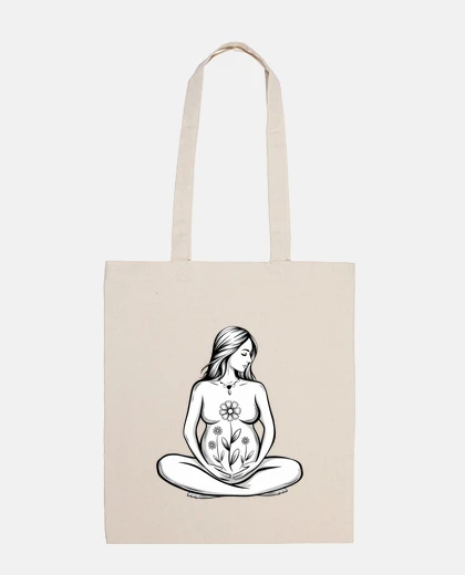 Bag Pregnancy,pregnant woman floral