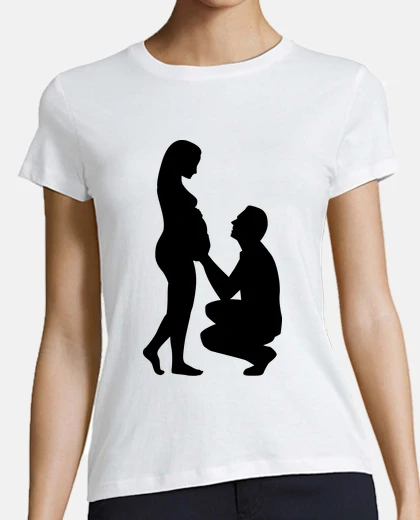 T-shirt Pregnant woman couple