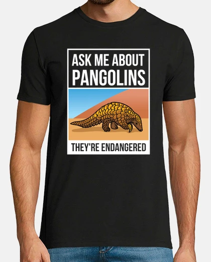 Playera pregúntame sobre pangolines osos hormig