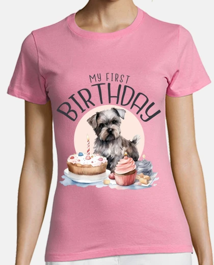 Tee-shirt premier anniversaire de mon chien