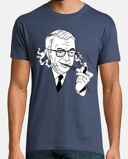T-shirt premio nobel filosofo jean-paul sarte
