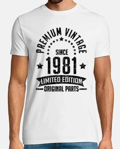 T-shirt PREMIUM VINTAGE SINCE 1981 ORIGINAL PART