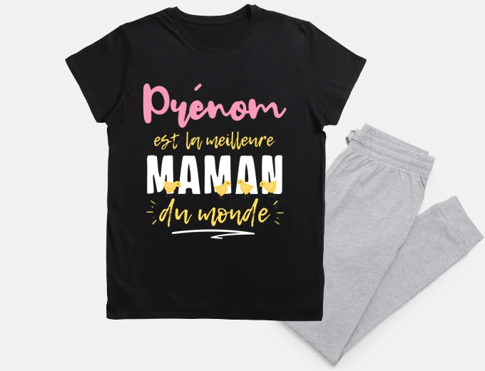 Prénom Meilleure Maman Poussins