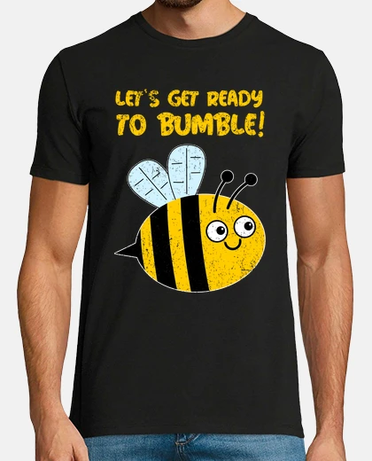 T-shirt prepariamoci a bumble carino gioco di p