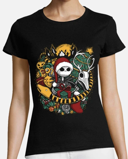 T-shirt donna Nightmare before christmas - Spedizione gratis T-shirt donna Nightmare before christmas - Spedizione gratis
