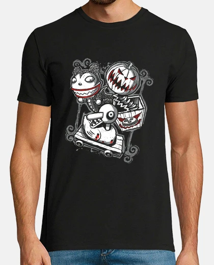 T-shirt prese giocattoli spaventosi