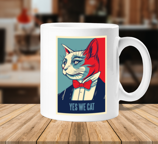 president cat mug