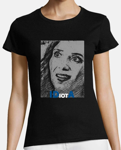 Playera Presidenta Comunidad Idiota Blanco