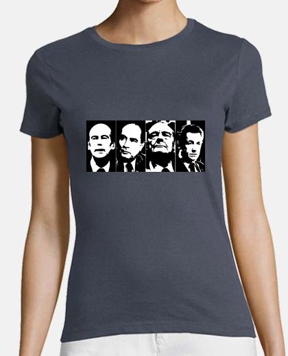 Tee-shirt Présidents Français - Vintage