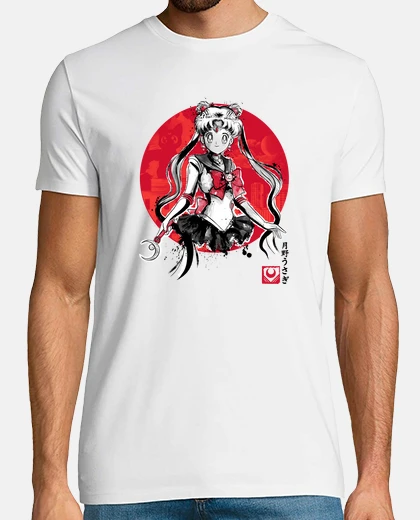 Camiseta Pretty Guardian sumi-e