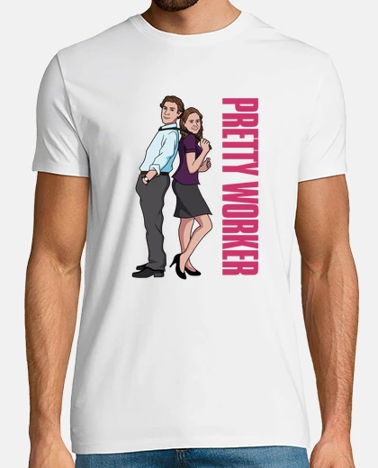T-shirt pretty worker
