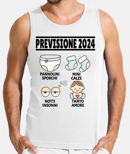 T-shirt Previsione 2024   Annuncio Gravidanza