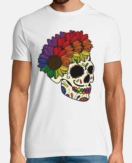 T-shirt pride skull sugar