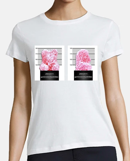 T-shirt prigioniero dell'orso. t-shirt da donna blu navy baseball