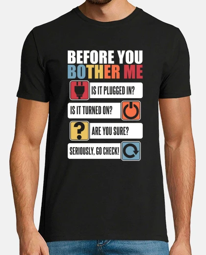 T-shirt prima che tu mi disturbi sysadmin admin