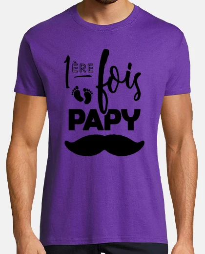 T-shirt prima volta nonno