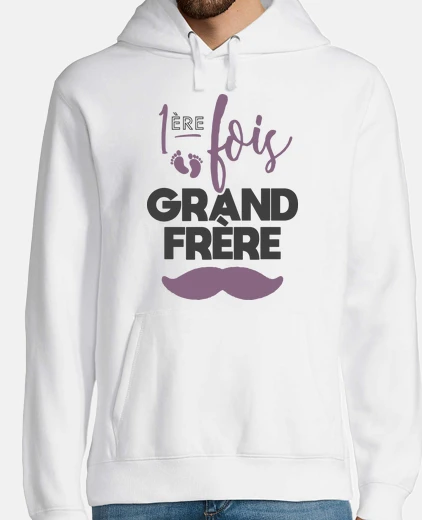 Sudadera primera vez hermano mayor