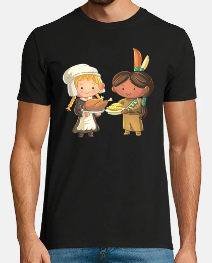 T-shirt primo ringraziamento per condividere il
