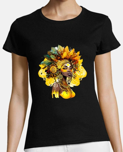 Camiseta princesa africana reina áfrica baile latino