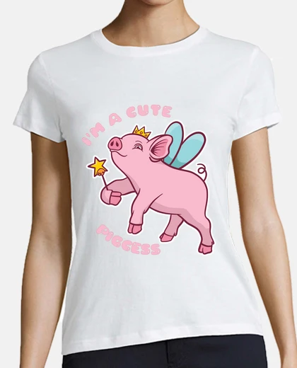 Playera princesa de cerdo soy un cerdo lindo