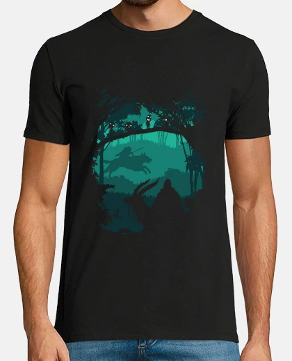 Camiseta princesa mononoke - princesa de foerst