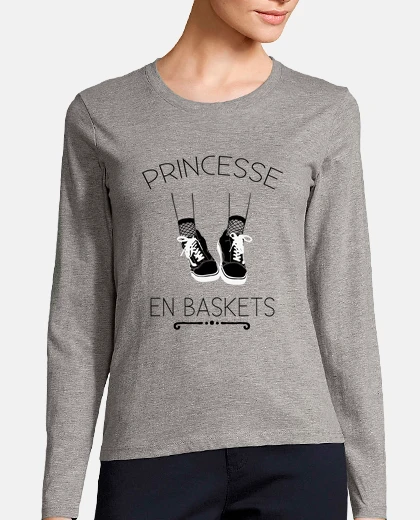 Tee-shirt Princesse En Basket