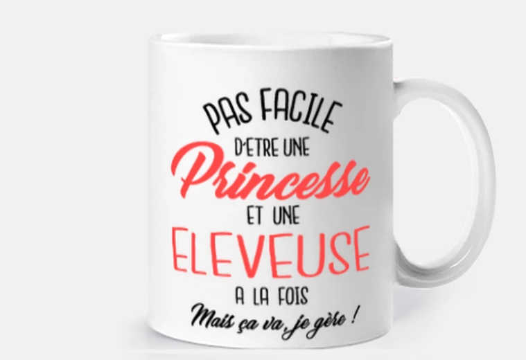 Mug Princesse et eleveuse