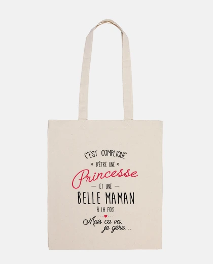 Borsa principessa e bella mamma