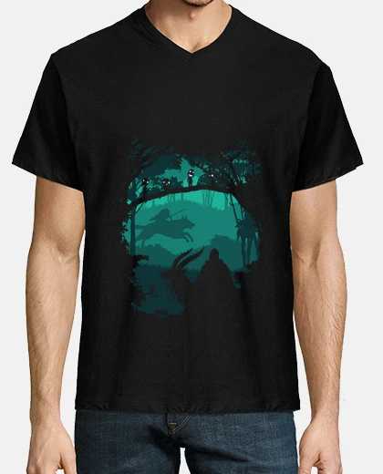 T-shirt principessa mononoke - principessa di foerst