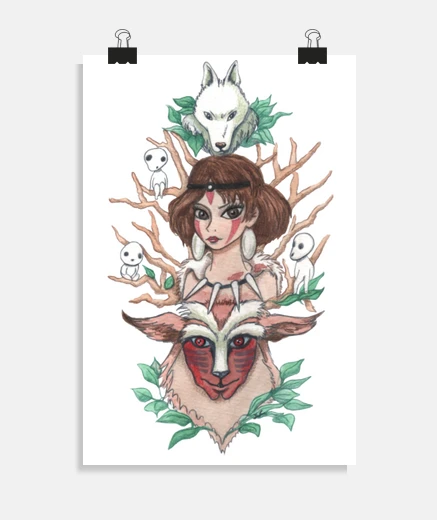 Poster principessa mononoke