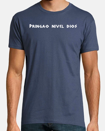 Camiseta Pringao nivel dios Blanc