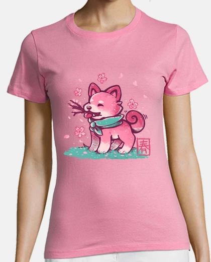 Tee-shirt printemps shiba - chemise femme