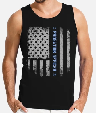 Probation Officer Us Flag T-Shirt Probation Officer Us Flag T-Shirt