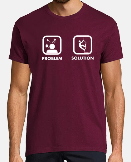 Tee-shirt problème solution grimper